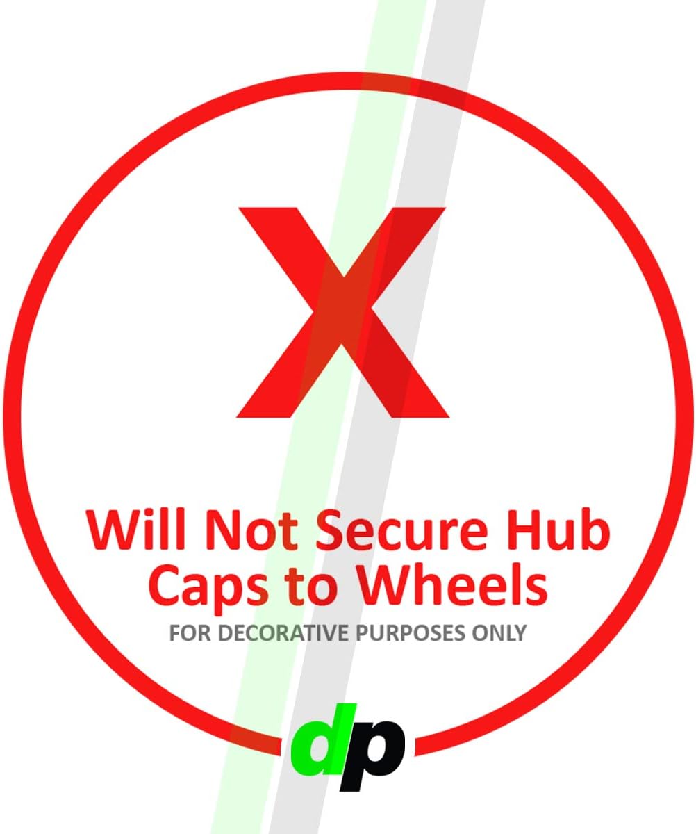 DPAccessories Black Wheel Lug Nut Cap Cover for Chevrolet and GMC - 24 Pack CC-4D-P-OBK05024