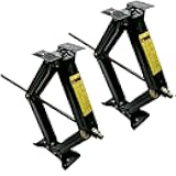 Cobra-Tek RV Jacks & Stabilizers – J-5000 + J-2500 Set of 2 Stabilizer Jacks for Campers, Travel Trailers, and RVs | Heavy Duty Trailer Jack Stabilizers Kit