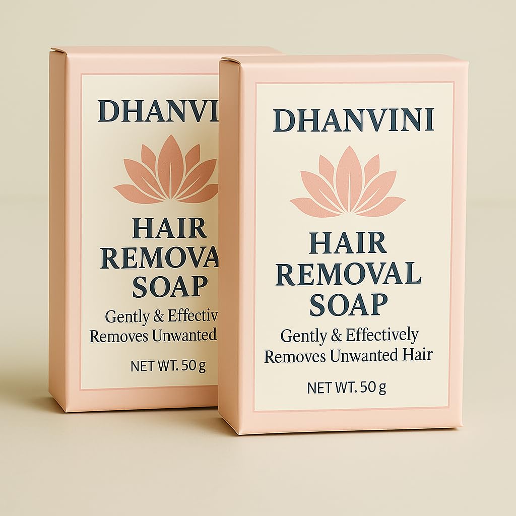 Hair Removal Soap Painless Hair Removing Soap For Men & Women - Pack of 2 (2 * 50gm) (C2-229)-picture-24