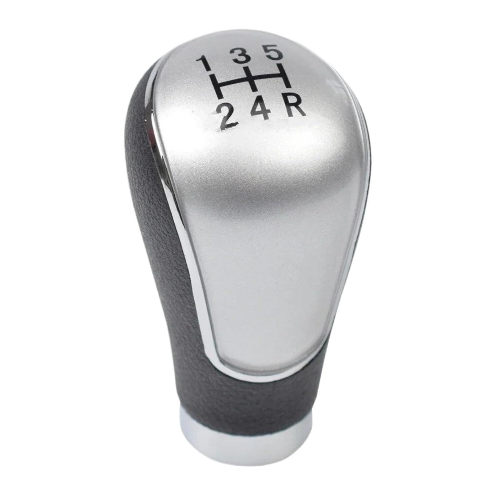 Ltusgt 5 Speed Silver Car Gear Knob For Mazda 2/3/323/6/3 Bk 2004-2012 Car 5/6 Speed Manual Transmission Gear Shift Handle Abs Lever Knob