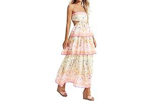 Y2k Aesthetic Floral Dress for Women - Tea Party and Garden Party...