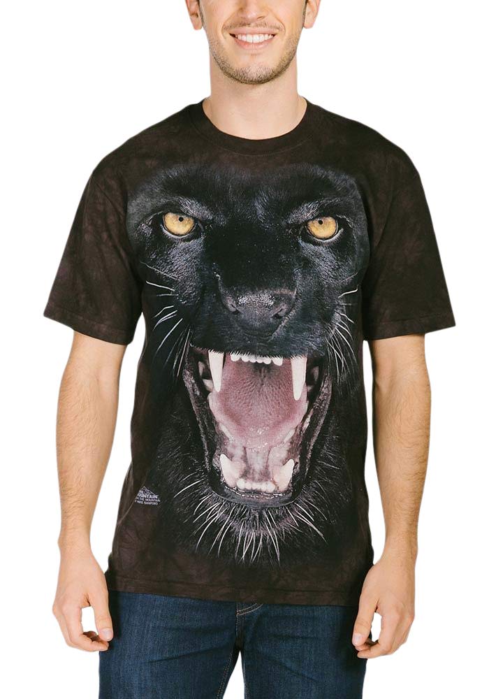 The MountainMen's Big Face Panther Adult T-Shirt