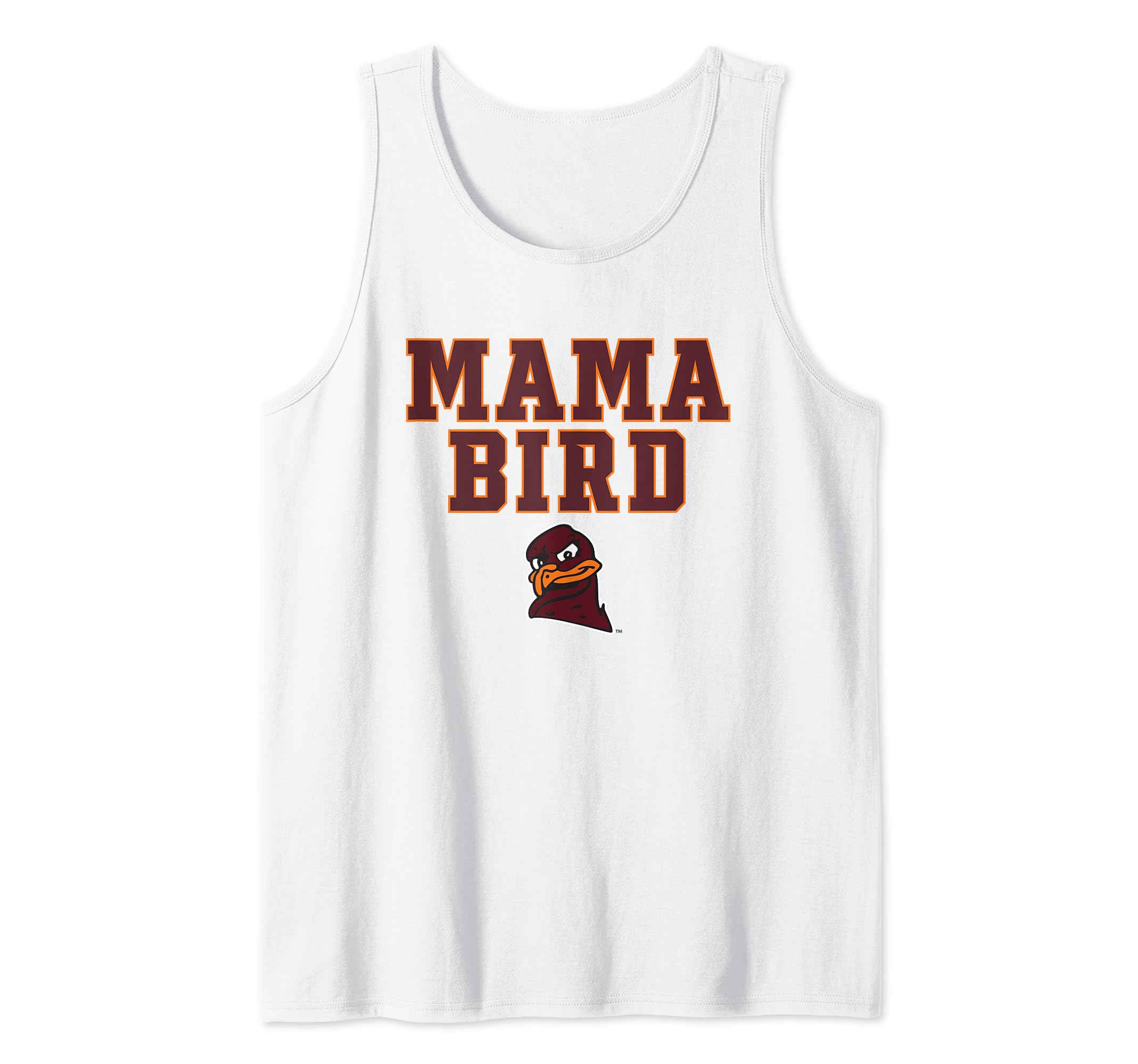 Virginia Tech Hokies Mama Bird White Officially Licensed Tank Top