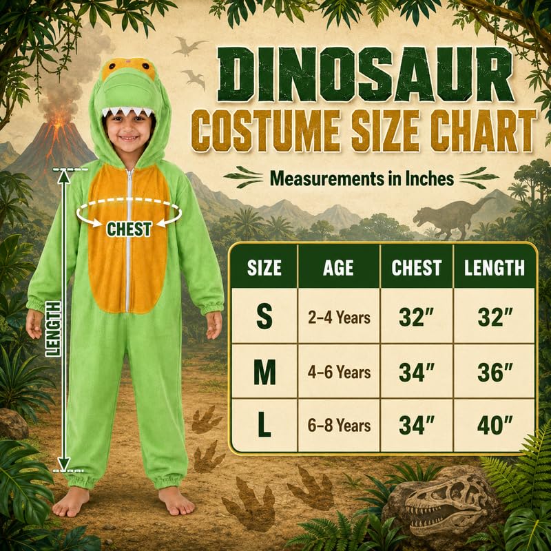 Image of Animal Costume for Kids | Plush Fancy Dress Costume for Boys & Girls |School Fancy Dress, Annual Day, Jungle Theme, Role Play, Halloween & Birthday Party
