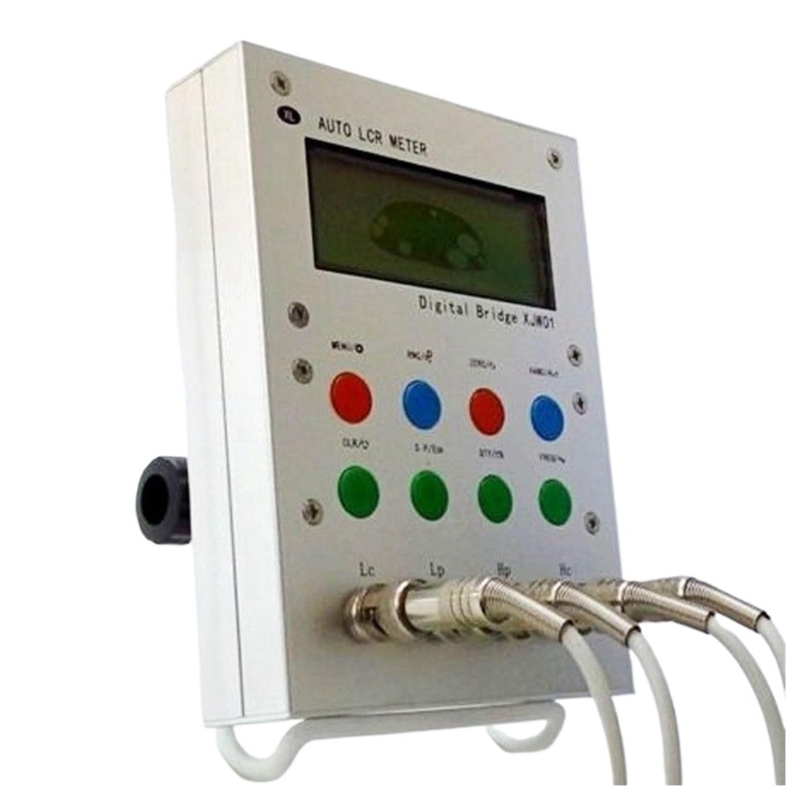 LCR Messgerät, Digitale Brücke 0,3% LCR-Tester Widerstand, Induktivität, Kapazität, ESR(As Shown C)