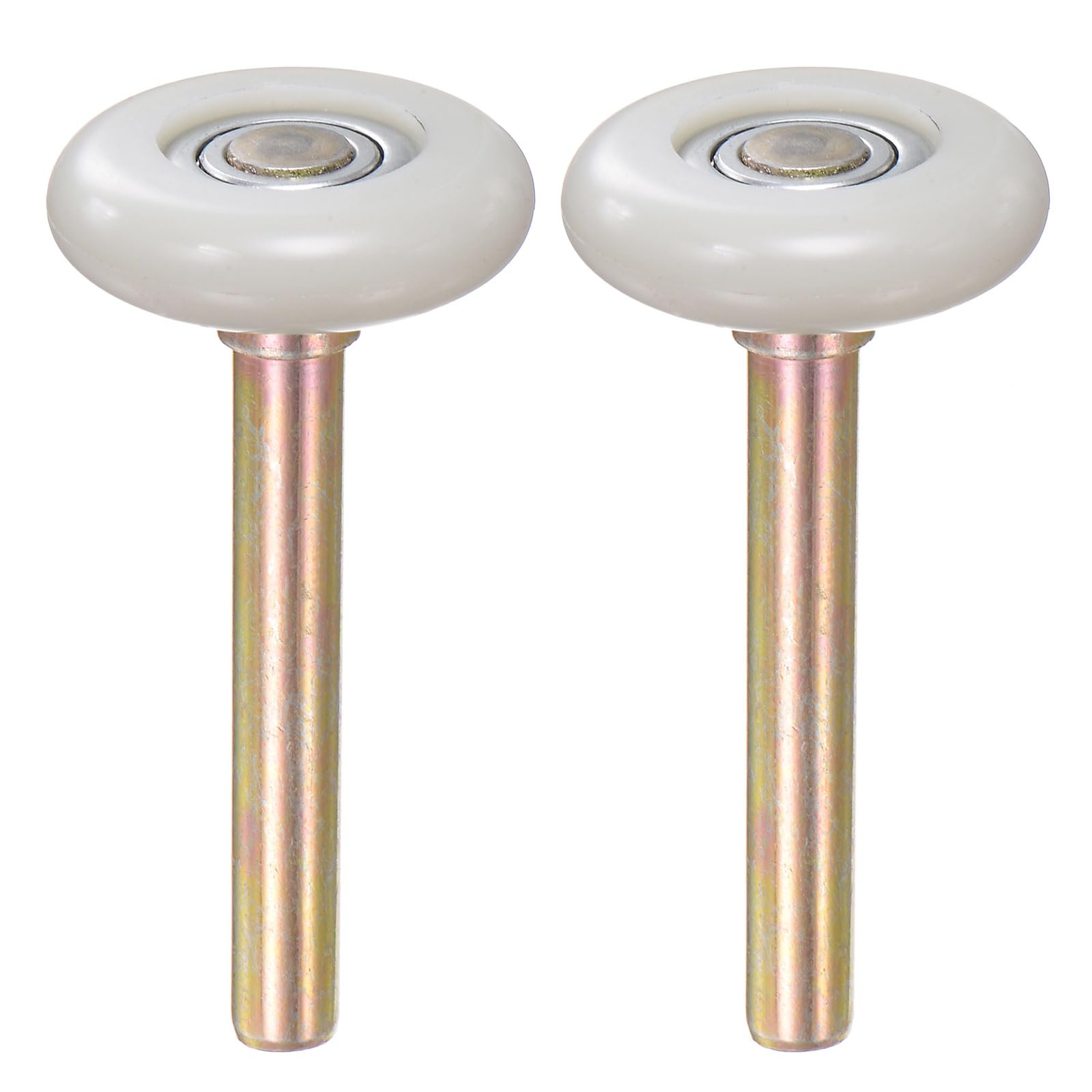 Rulli Per Porte Garage In Nylon - 2 Pezzi Con Cuscinetti A Sfere, Per Binari Da 2'', Blu - Foto 3