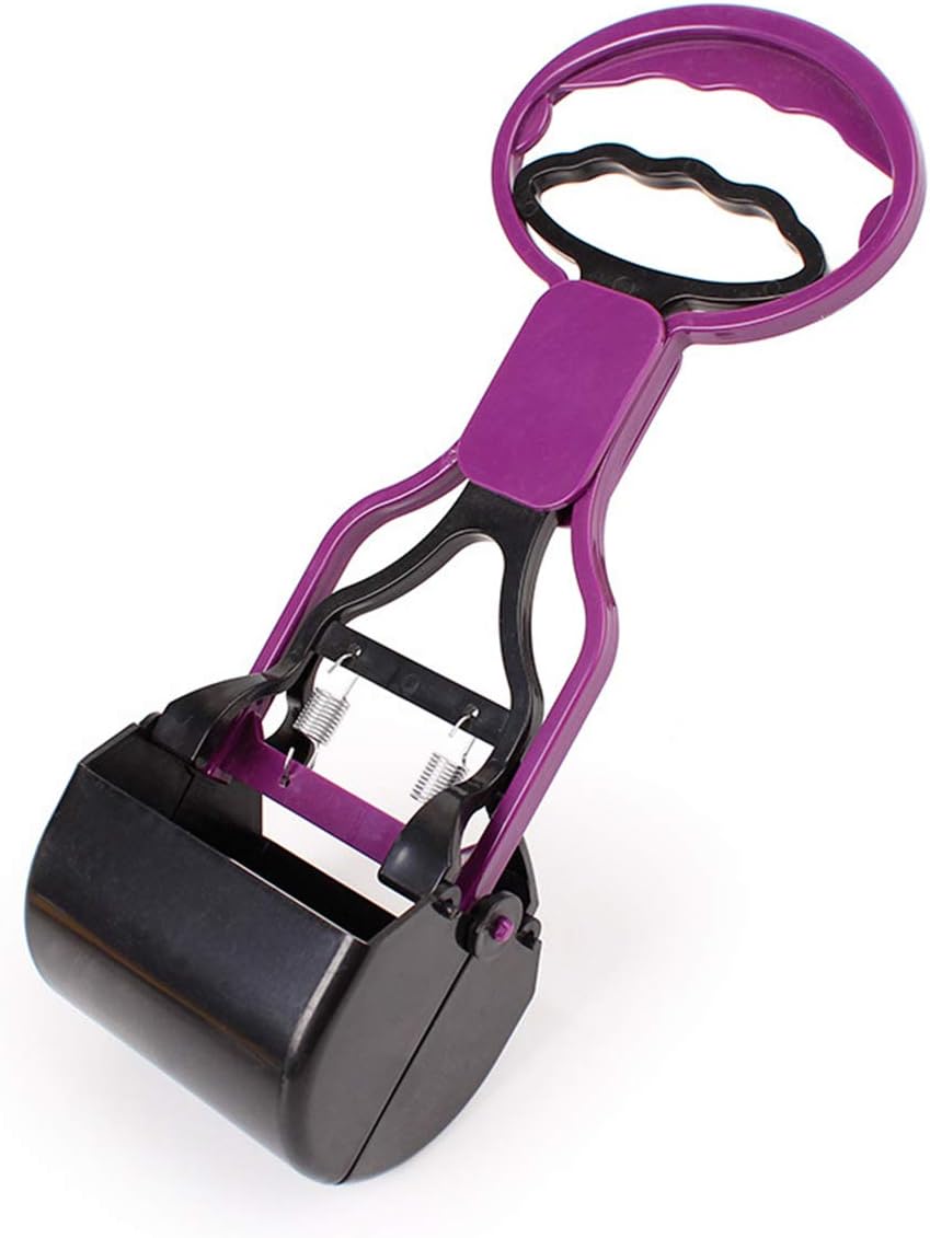 Thickened Design Portable Non-Folding Pet (Dog) Stool Dedicated Scooper (L) (Purple)