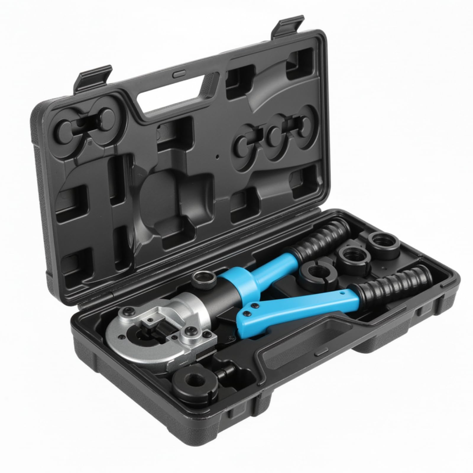 TLGREEN Pinza Crimpare TH per Tubo plastica e alluminio,16-20-26-32mm,360° Testa Rotante,8T,Crimpatrice Multistrato,Pinza per Serra Multistrato,Pinza a Pressione Idraulica