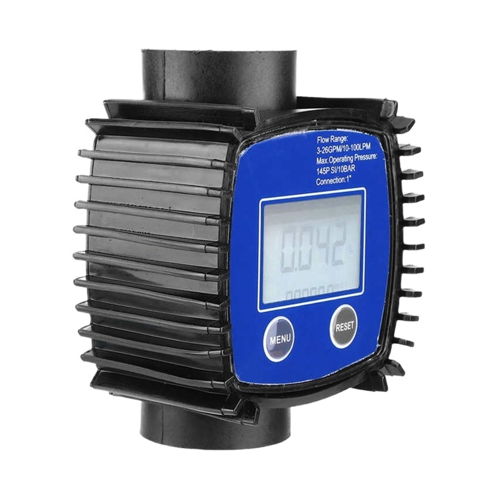 Flow Sensor Meter Digital Pipeline Water Flow Meter Digital Display High Accuracy Water Meter Flowmeter 1in Internal Thread