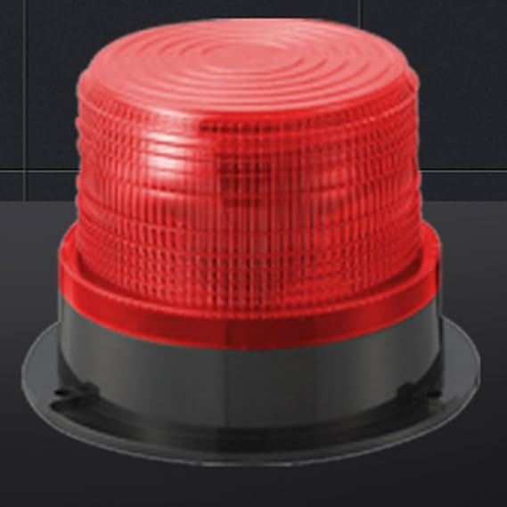 Warning Light Red LED Emergency Safety Flashing Warning Lamp Factories Transportation Machinery Industry Engineering Car Light School Buses Alarm Lamp 24V