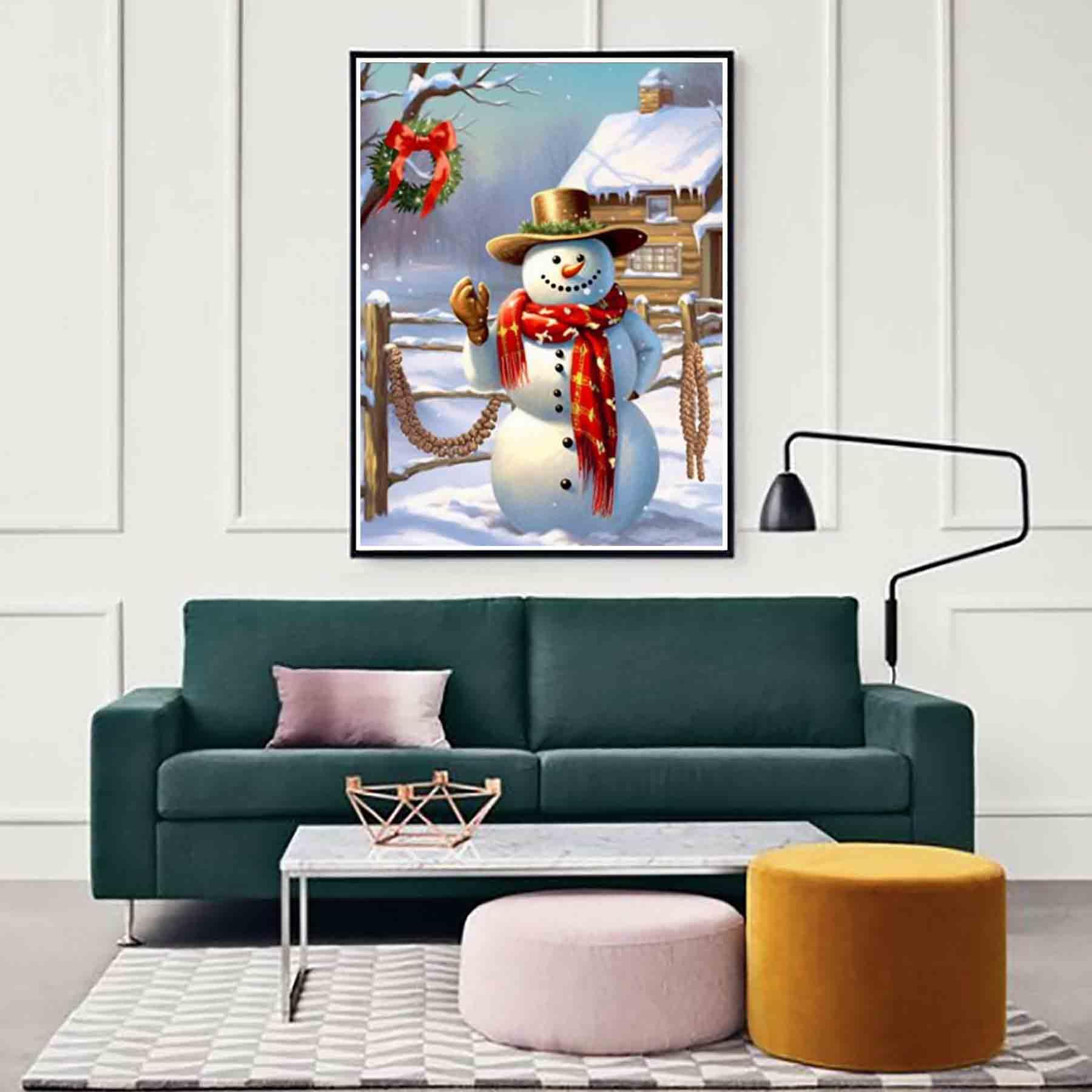 Zariocy 5D Diamond Painting Natale, Pittura Diamante Kit Cane Di Natale