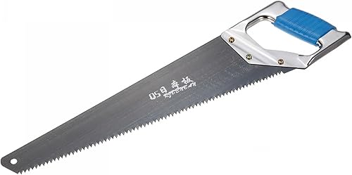 uxcell Sierras de podar de 15 pulgadas, sierra de mano de hoja recta, mango de hierro en forma de D para campamento, jardín, madera, ramas de árbol,