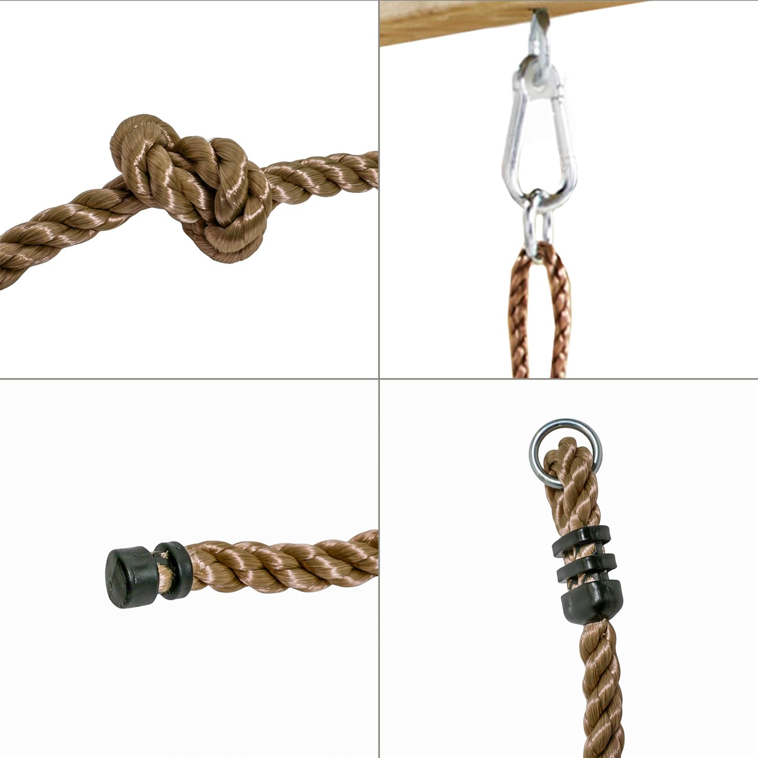 Kangui - Corde à Grimper à nœuds pour portique