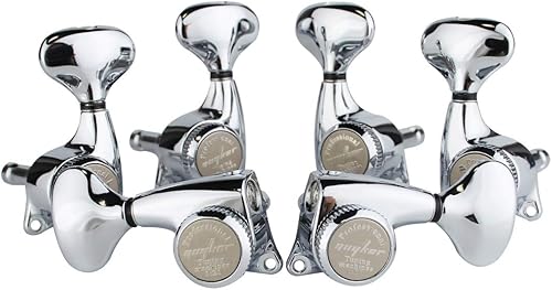 Miniatura 3 de Guyker Afinadores de bloqueo de guitarra (3L + 3R) - Juego de clavijas de afinación de cuerda de bloqueo 121, juego de cabezales de máquina de