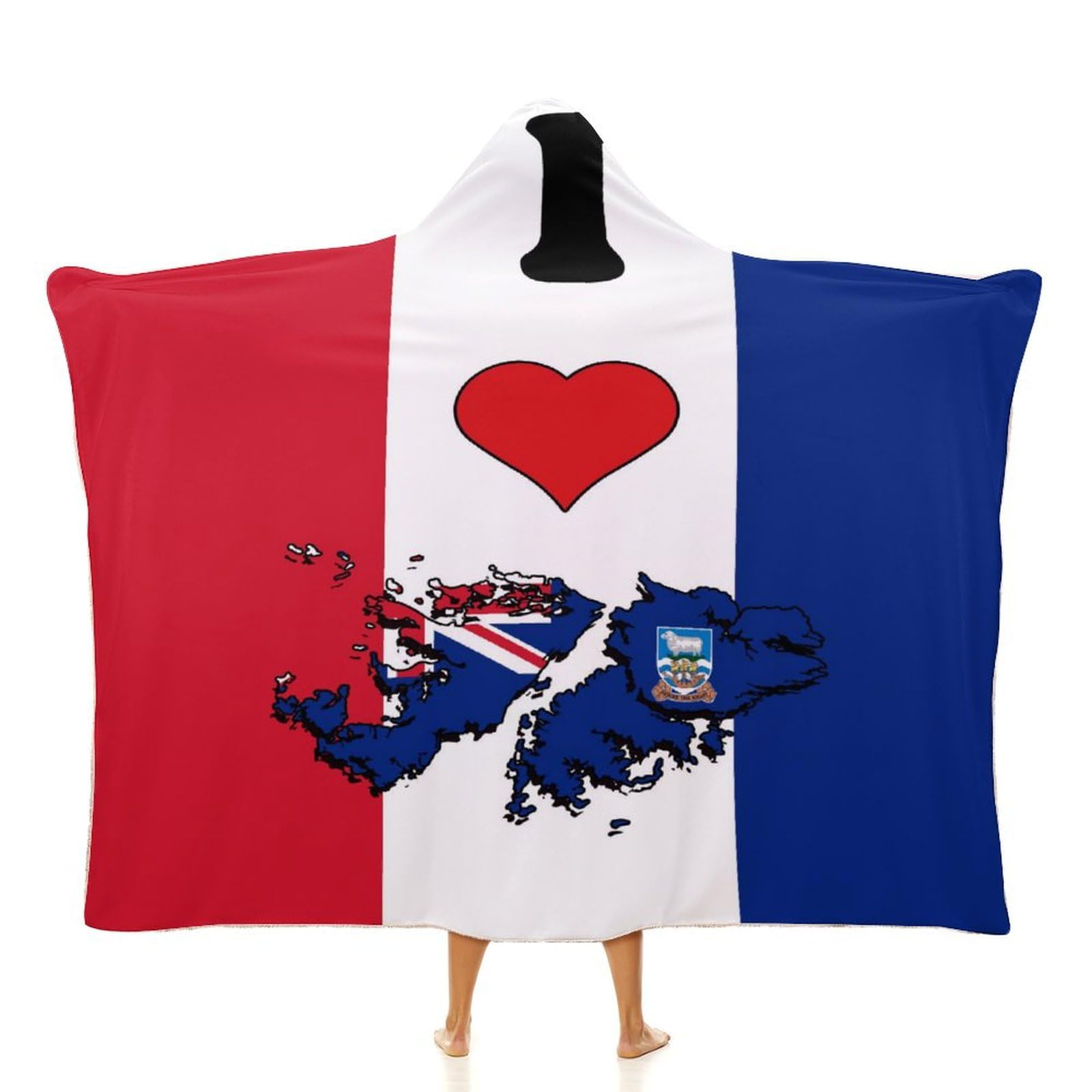 Couverture à capuche Falkland pour soirées cocooning en famille