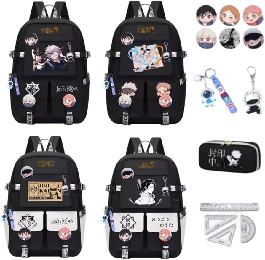 Amazon.co.jp: TTY 呪術廻戦 リュック バックパック 五条悟 虎杖 悠仁