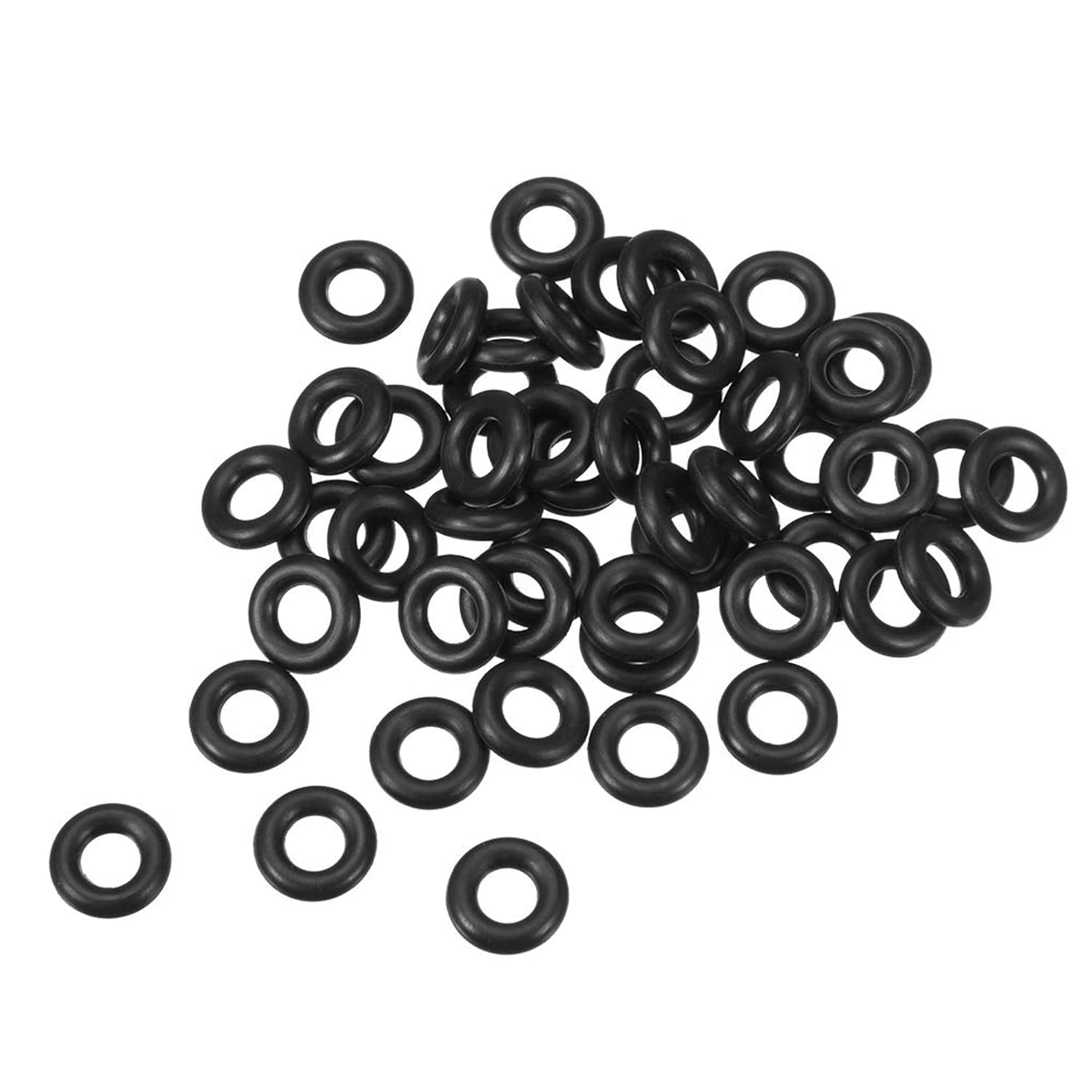 Othmro 50 Pcs Rubber O-Rings, Nitrile Washers Seal O Rings 14mm OD 7mm ID 3.5mm Width, Metric Buna-N Sealing Gasket for Taps, Plumbing — image 1