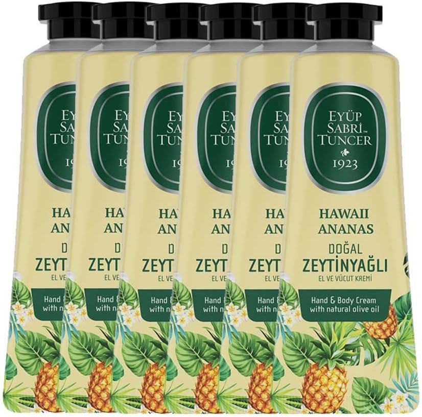 Eyüp Sabri Tuncer El ve Vücut Kremi Havaii Ananas 50 ml x 6