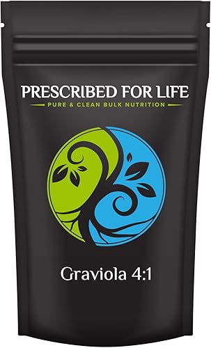 Prescribed For Life Graviola - Polvo de extracto de pulpa de fruta de Guanabana 4:1 (Annona muricata), 2 oz (57 g)