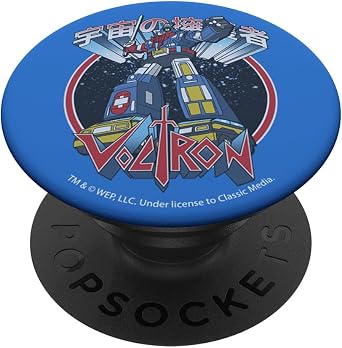 Voltron Defender Of The Universe Ready To Fight Portrait PopSockets Standard PopGrip