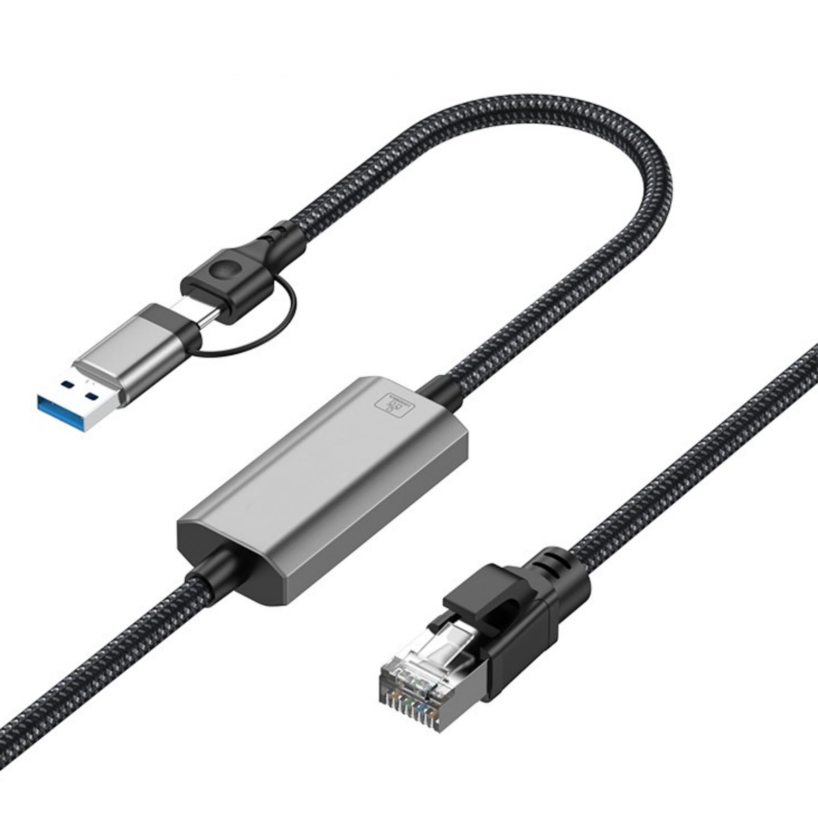 Cable de red LAN USB-C a RJ45 sin retraso para iPad y portátiles 8