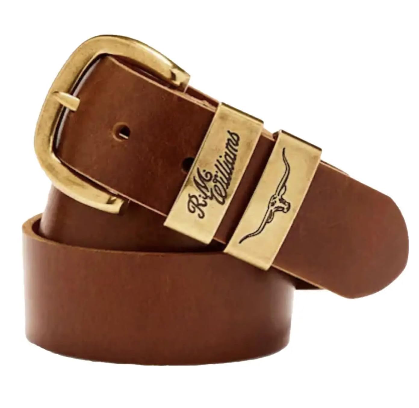 Rm Williams Men's Caramel R. M. Williams Drover Belt (38) Size 38