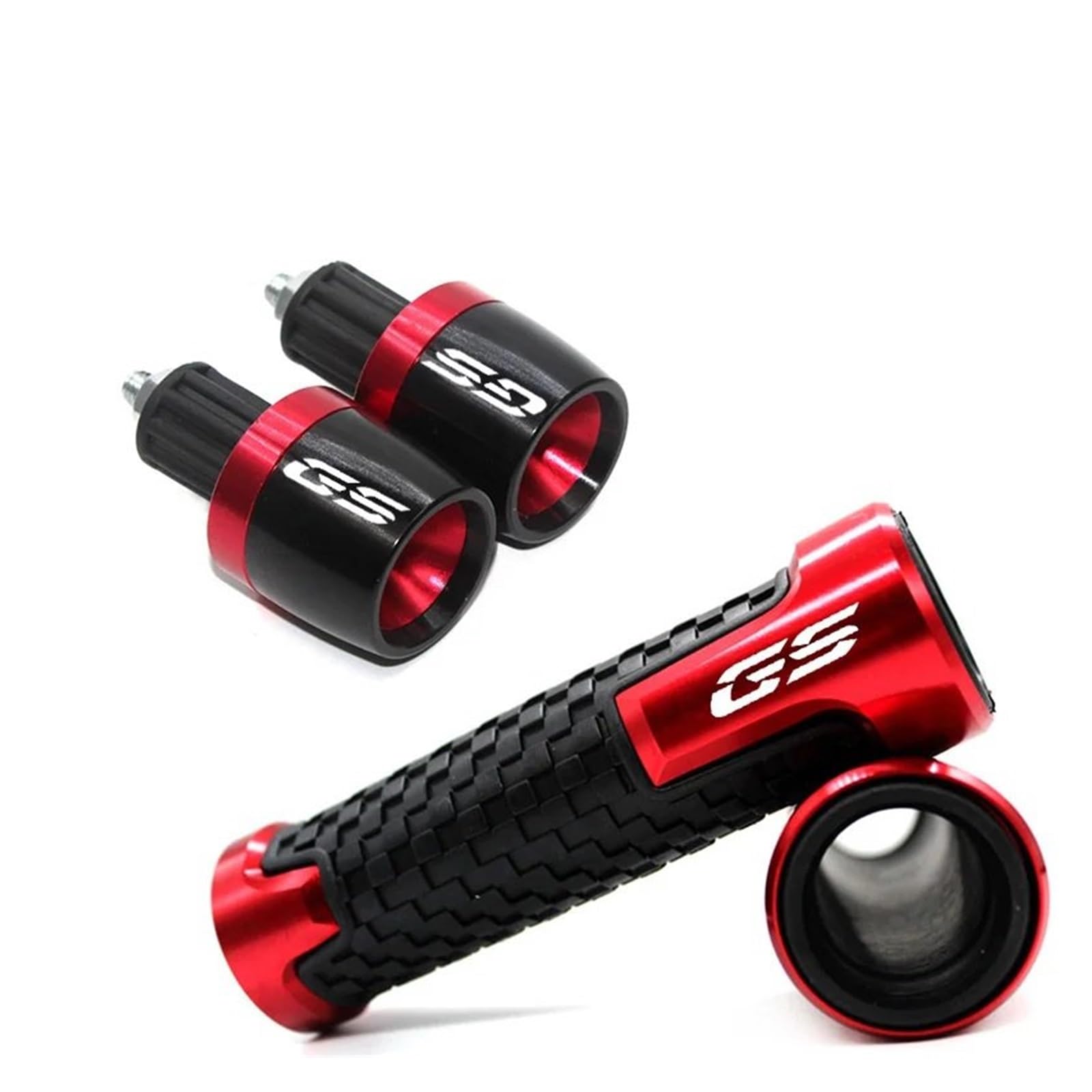 Lenkergriffe Motorradzubehör Für R1250GS R1200GS LC ADV F850 Gs F750GS F650GS F850GS G310GS/R Motorradlenker-Handgriffe Lenkerendkappe