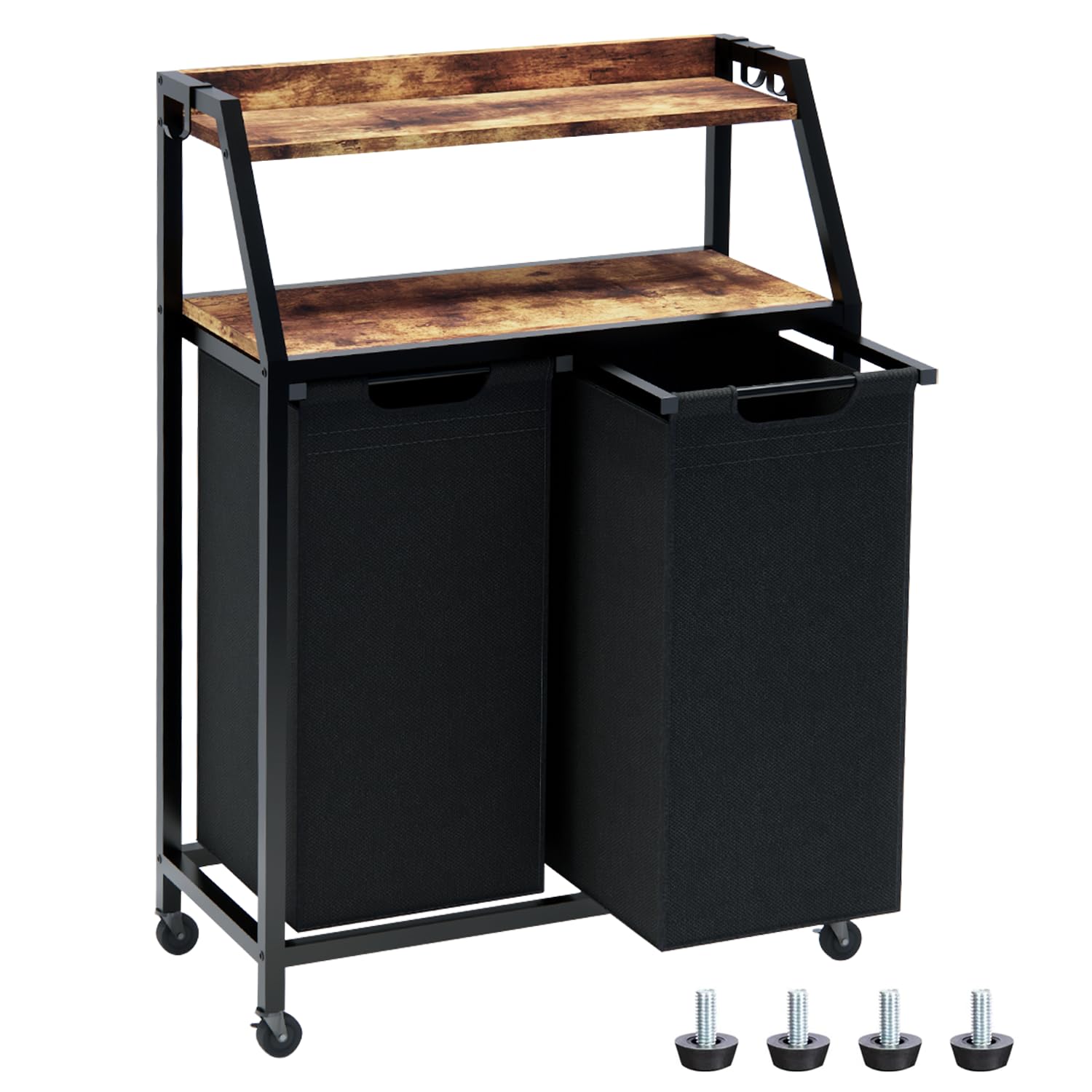 Timberer Laundry Sorter 2 Section