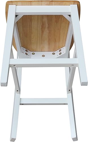 Miniatura 133 de International Concepts San Remo Taburete alto de bar, gris pardo lavado gris topo lavado,Espresso,Marrón,Beige,Negro -,Hickory/piedra