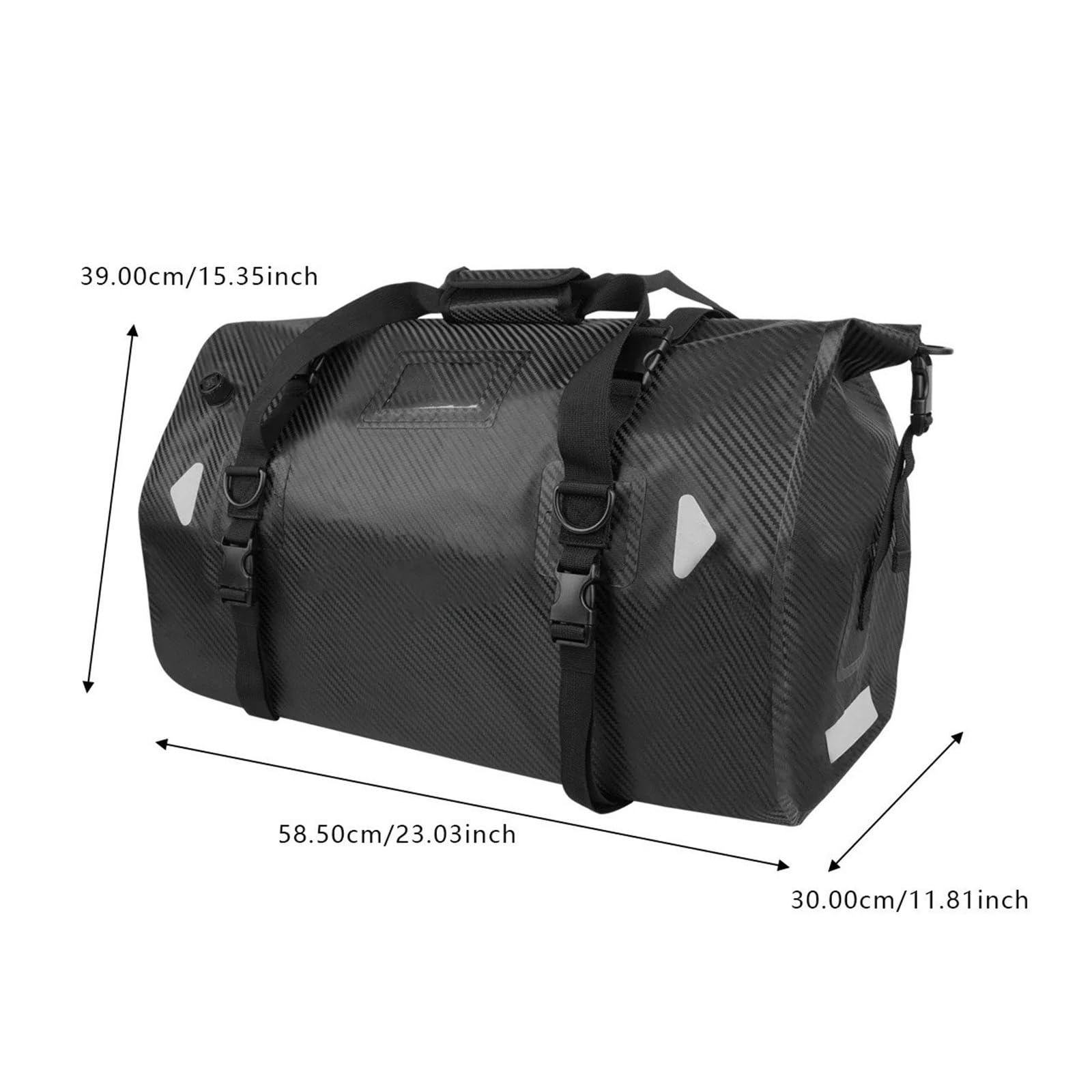 Borsa Viaggio Impermeabile Per Moto Per Bagagli All Aperto 20L 50L 70L 80L 100L Borse Da Sella Per Moto(Black 70L)