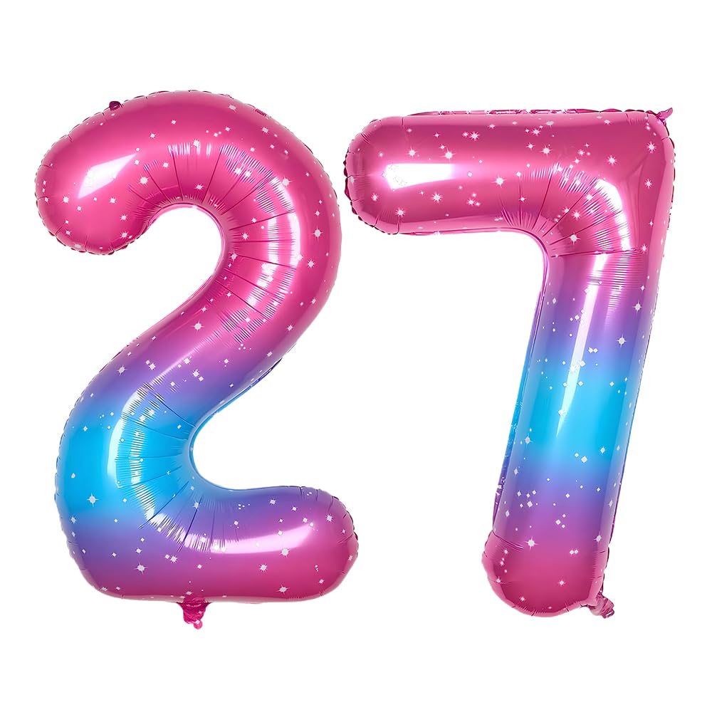 Foil Globo Número 5 Azul 40" (101cm), Inflable Helio o aire, Gigante Numeros 0-9, 10-19, 20-29, 30-100, Grande Globos Decoración para La Boda Aniversario y Cumpleaños Fiestas — view 125