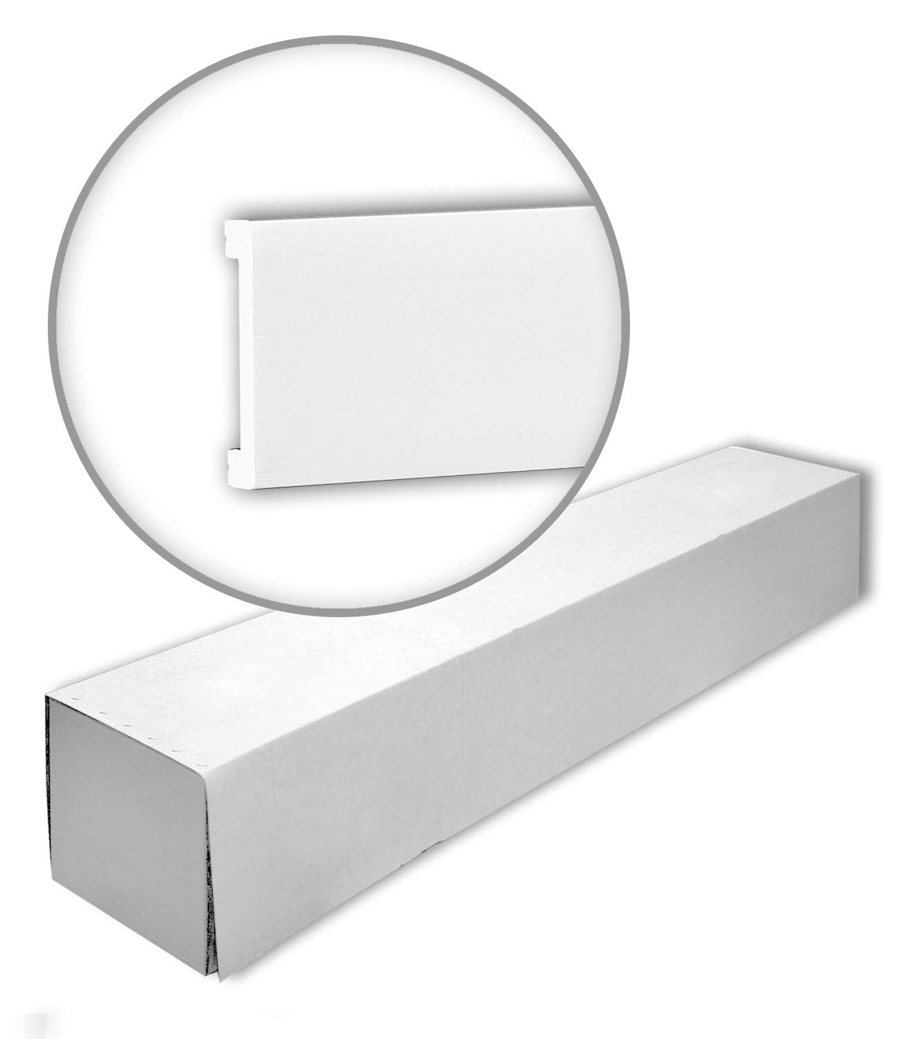 Moulures cimaises Profhome polystyrène extrudé XPS 200cm pack 26m pour rénovation mur