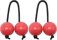 Vista 9 de 2 pares de cocteleras Aslatua, instrumentos de percusión musical de Kashaka, bolas rítmicas africanas, color verde