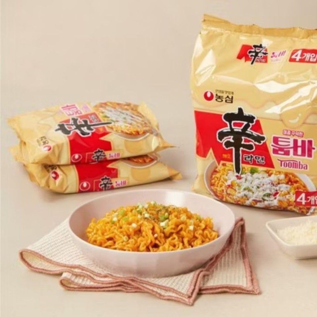 Shin Ramyun Toomba 137g Pack de 4 Korean Market