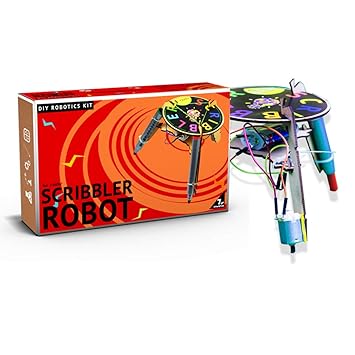 STEM Electronics Robotic Be Cre8v Scribbler Bot DIY Educational Activity Toy Kit for 7+ Kids