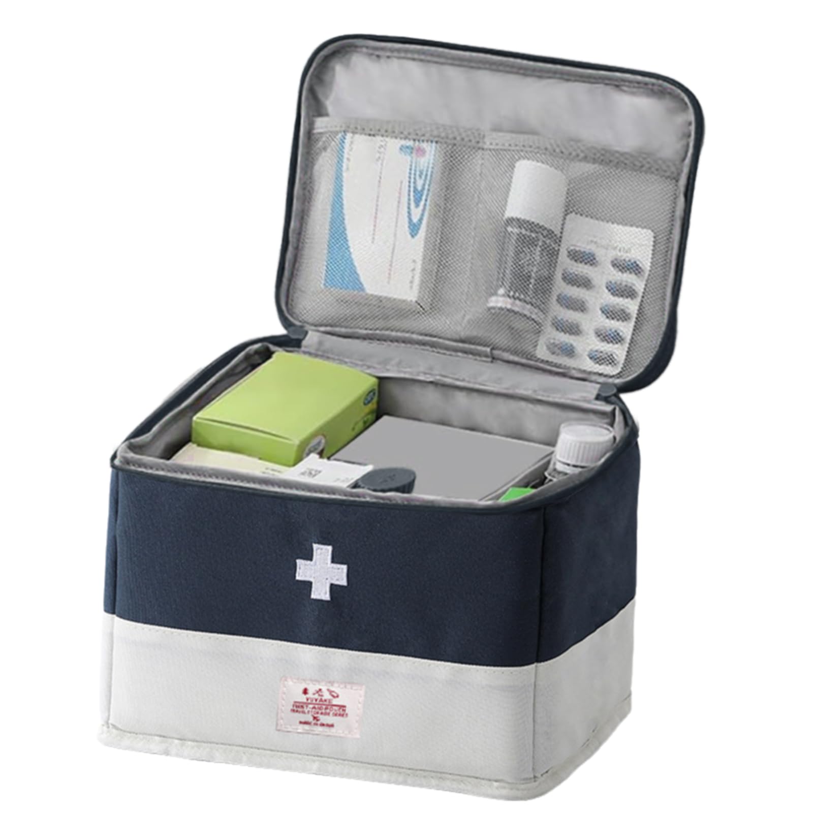 Medicine Travel Bag Organizer, Empty First Aid Box, for Home, Travel, Camping, Car, Hiking & Outdoor Emergencies, Travel Medicine Kit-image-15