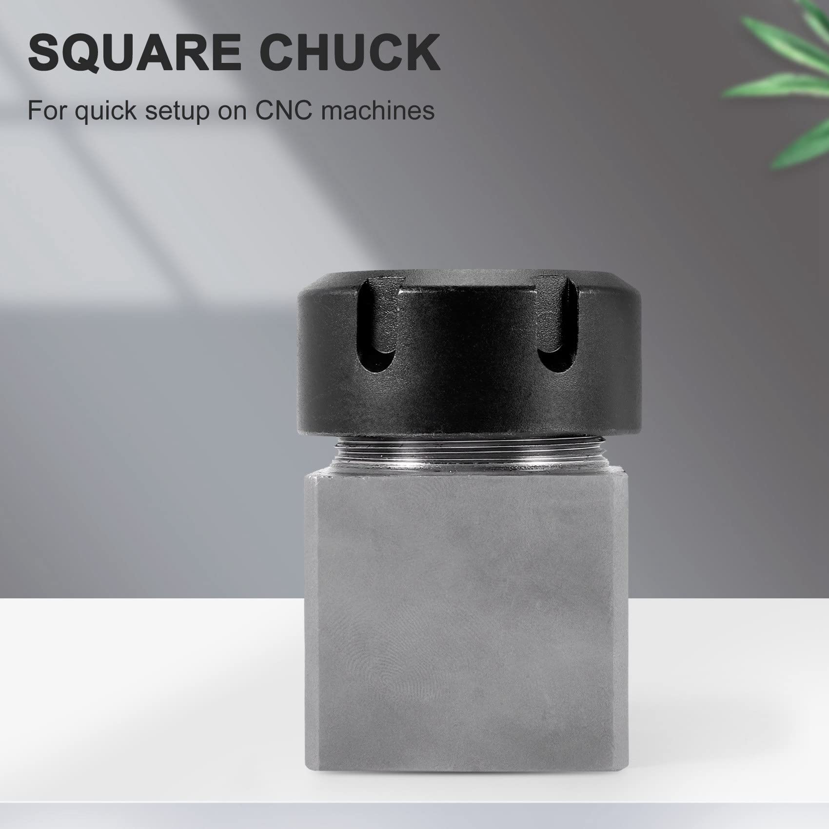 ER32 Collet Chucks Block Set 2 supporti serraggio quadrati esagonali per CNC tornio