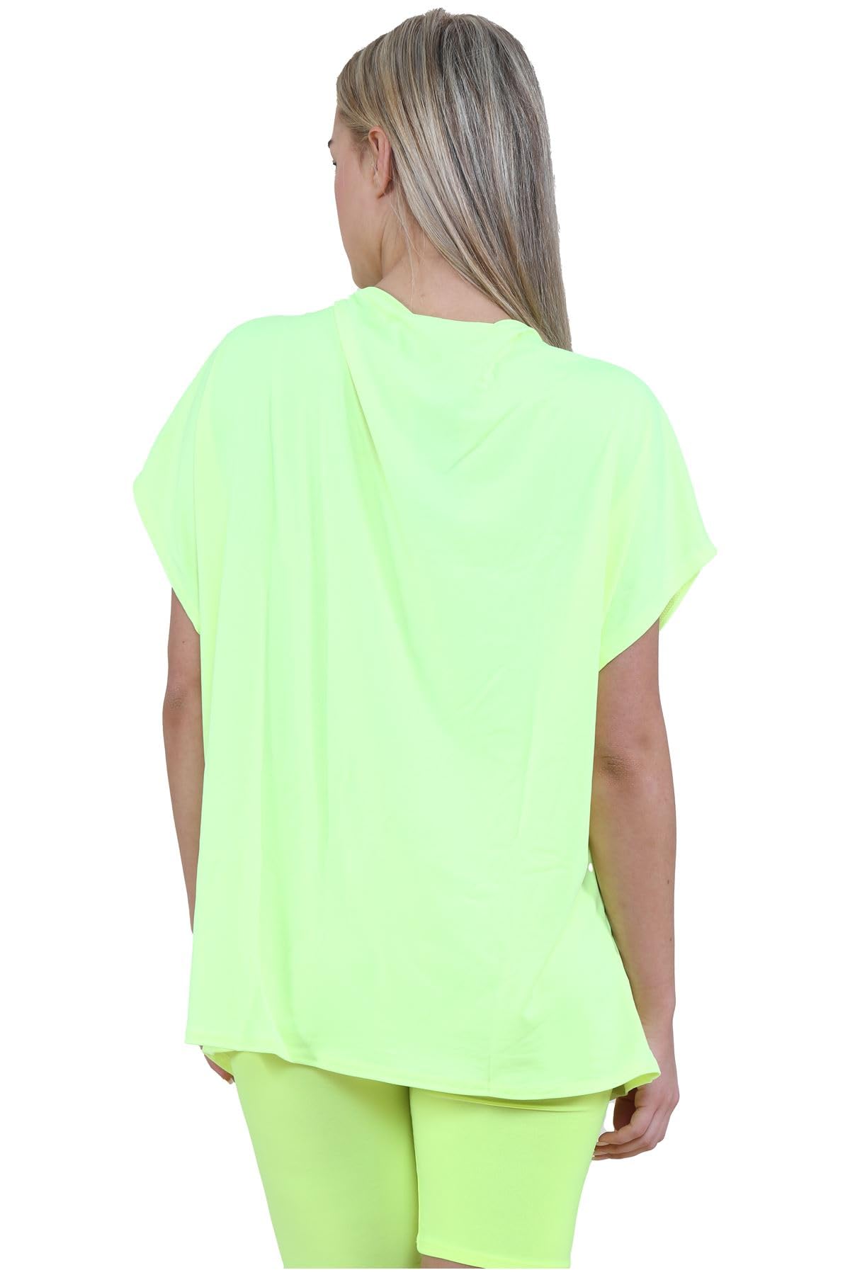 Nouveau Dames Batwing Manche Plaine De Le Épaule Bardot Oversize T-Shirt Mini Top