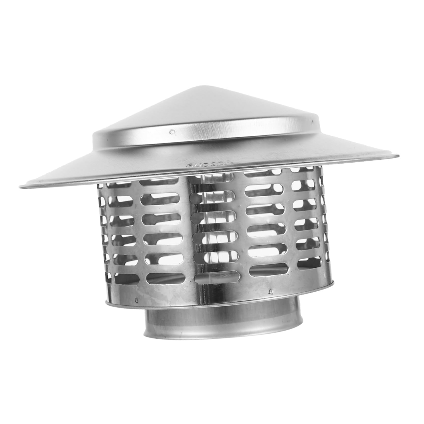 KGLHJDY Angoily Stainless Steel Chimney Rain Cover Cap Outdoor Vent Protector for Stove Windproof Snowproof Pipe Vent Cap for Home Fireplace Roof Chimney Pipe Guard