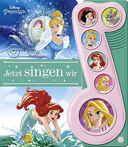 Disney Prinzessin - Jetzt singen wir - 6-Button-Liederbuch Disney Prinzessin - Jetzt singen wir - 6-Button-Liederbuch