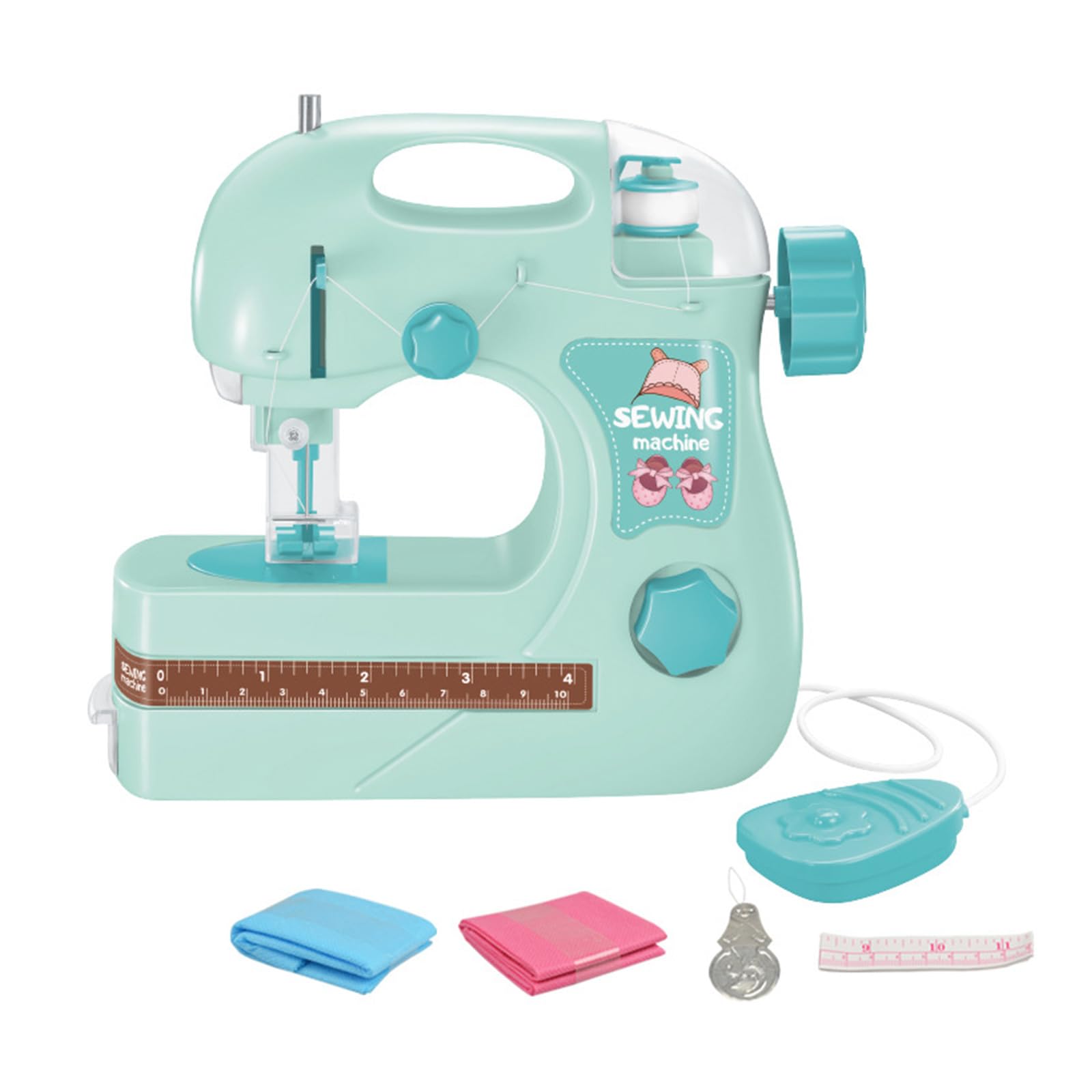 Kalttoy Safe Small Electric Sewing Machine for Children Craft Projects with Protective Features Portable Designs Sewing Machine