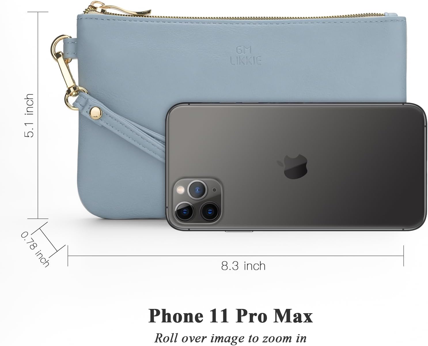 GM LIKKIE Wristlet Purse for Women, Evening Clutch Purse with strap for Party and Prom, Beach Bag for Summer - Image 6