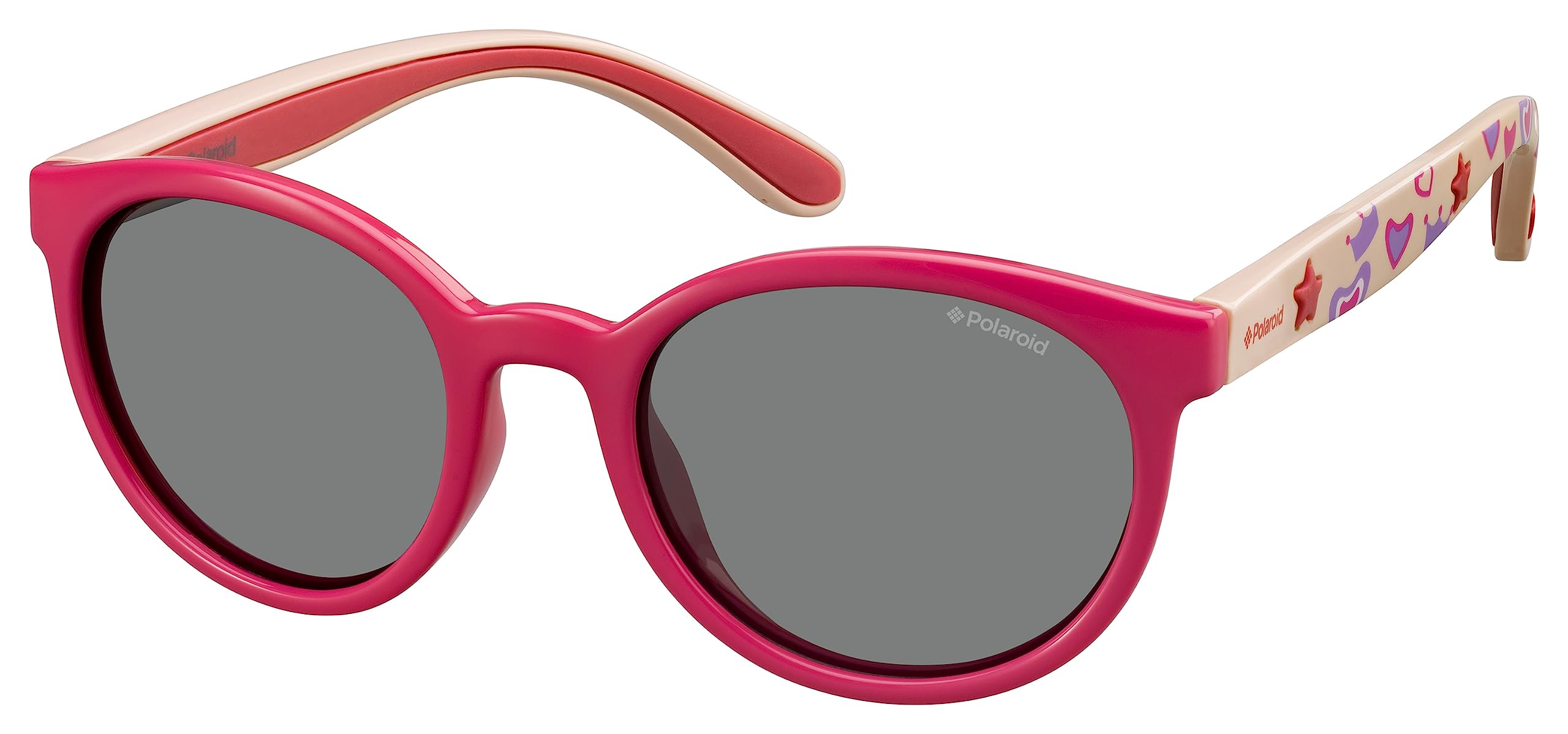 Polaroid PLD 8014/S AI MBT Gafas de Sol, Rosa (Fuchsia Pink/Grey Pink Grey Speckled Pz), 46 Unisex Niños