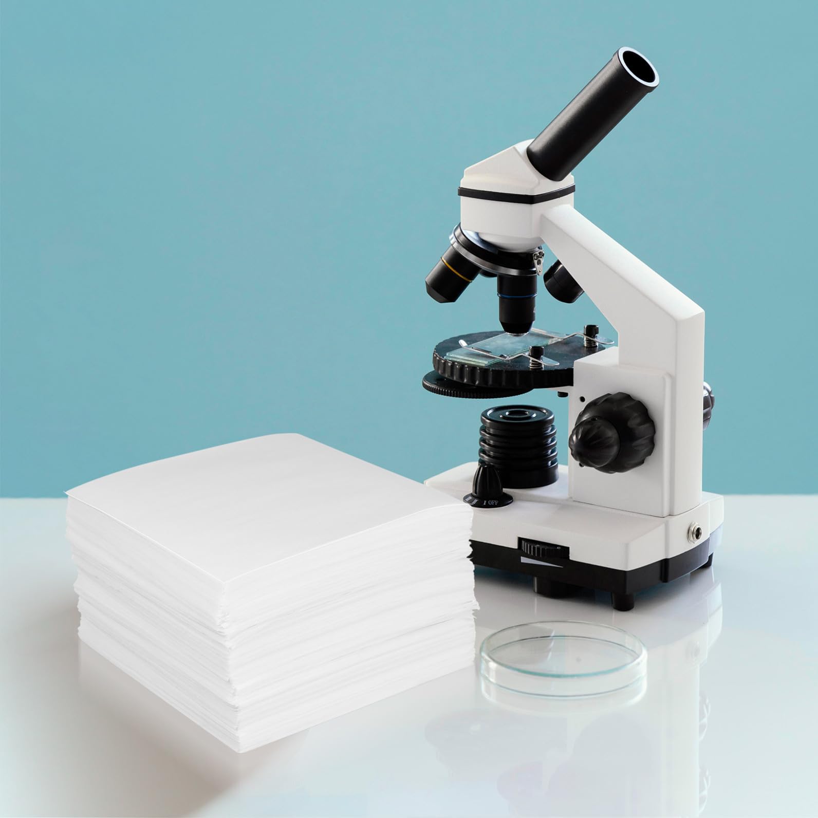 MAGICLULU Salviette in Carta Bianca senza Lanugine 300 Pezzi per Pulizia Lenti e Monitor Effetto Antistatico senza Polvere per Uso in Laboratorio e Dispositivi Elettronici