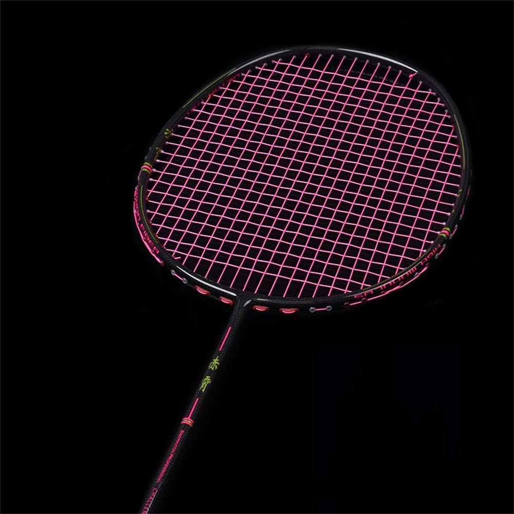 Qualität Badmintonschläger, Tragbarer Badmintonschläger Für Anfänger Erwachsene, Integrierte Forming-Struktur, Leichter Und Robust, Mit Tragetasche,Grün