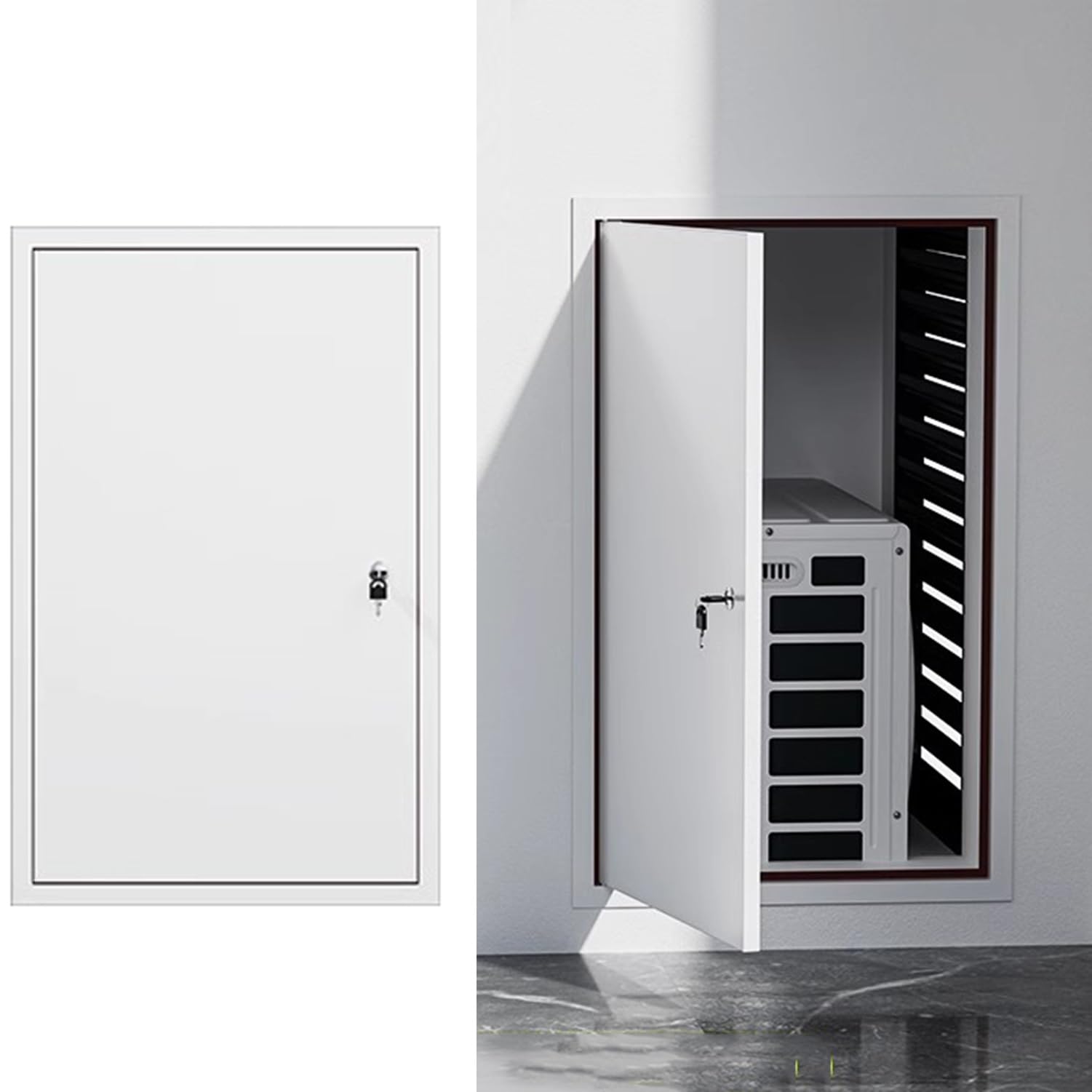 ETMMINT①ASH①アイシーウォール Amazon.com : Wzmazingly Aluminum Access Panel Door with Lock