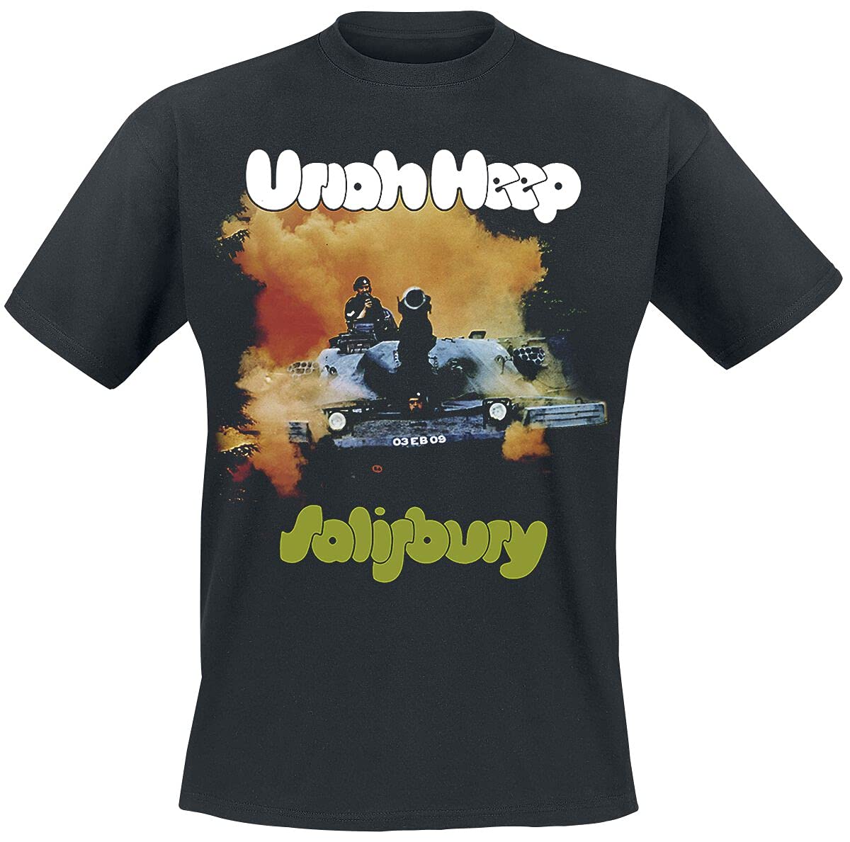 URIAH HEEP SALISBURY T-Shirt X-Large BLACK