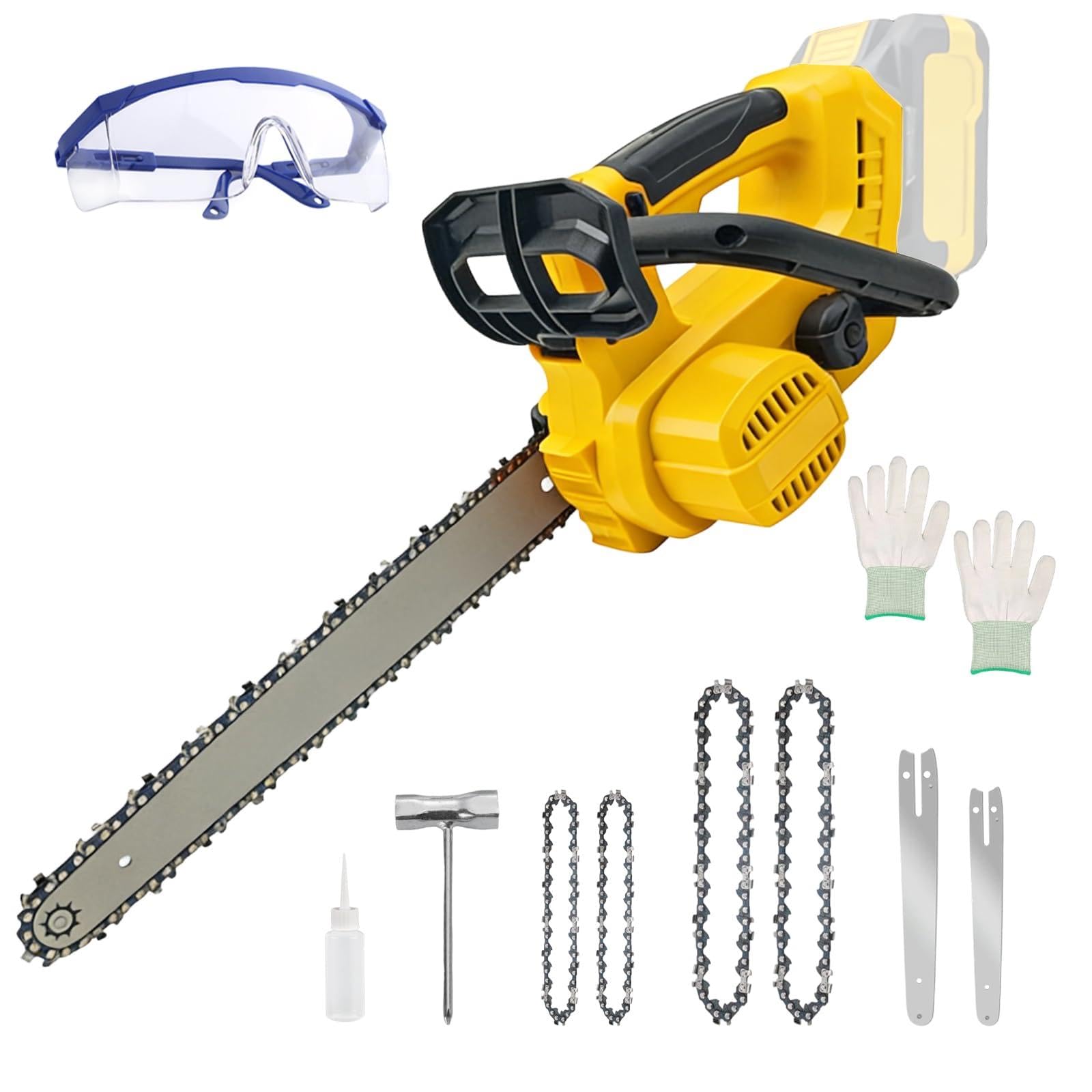 Tronçonneuse sans fil pour couper le bois sans fatigue avec batterie Dewalt 20V