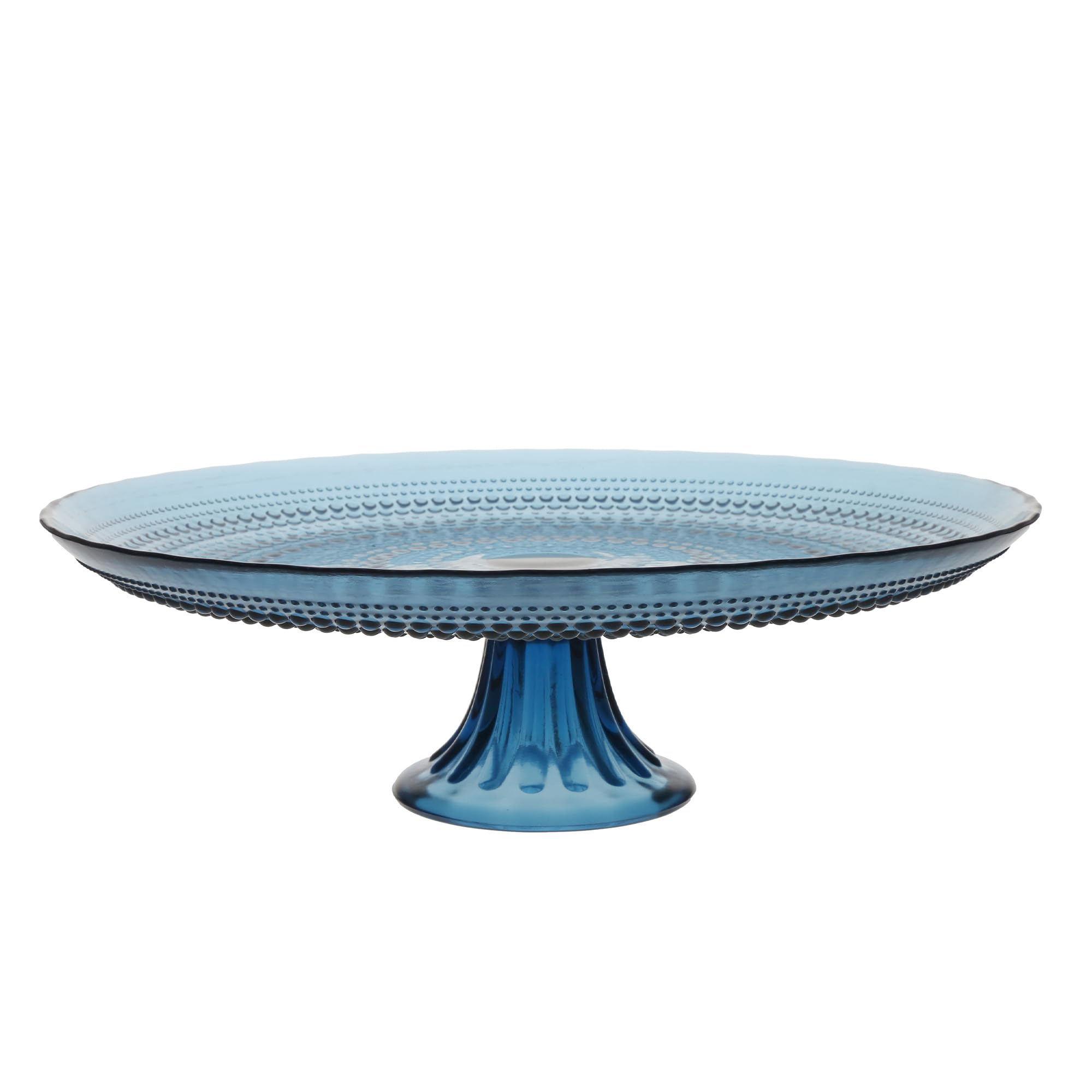 FORTESSA Jupiter Beaded Hobnail Glass Cake Stand
