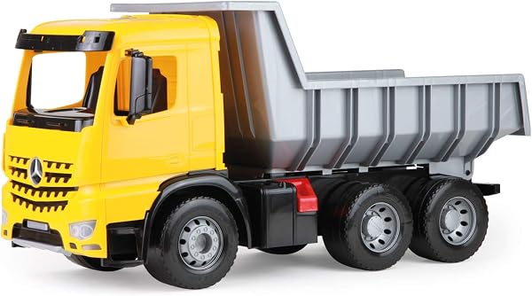Lena 02031 - Camion-benne géant Actros 63 cm, 3 axes avec capacité de charge solide et benne verrouillable - 1